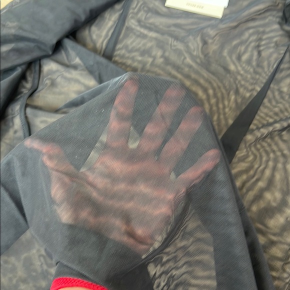 Black Ruffled Women's Blouse - Picture 13 of 13